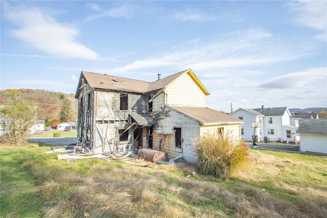 view of back of property