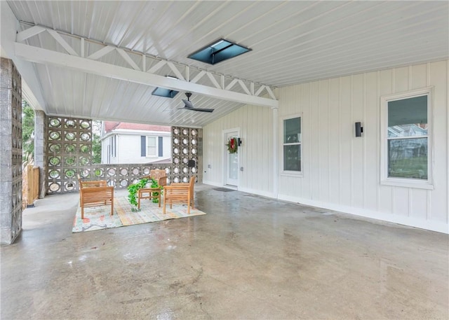520 Washington St, Bentleyville, PA 15314 - view of patio / terrace featuring ceiling fan