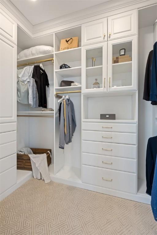 view of closet