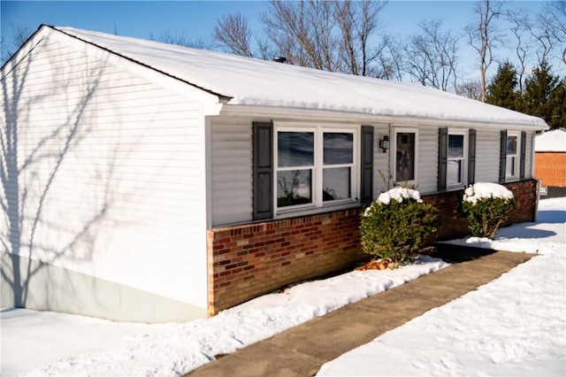 view of front of home