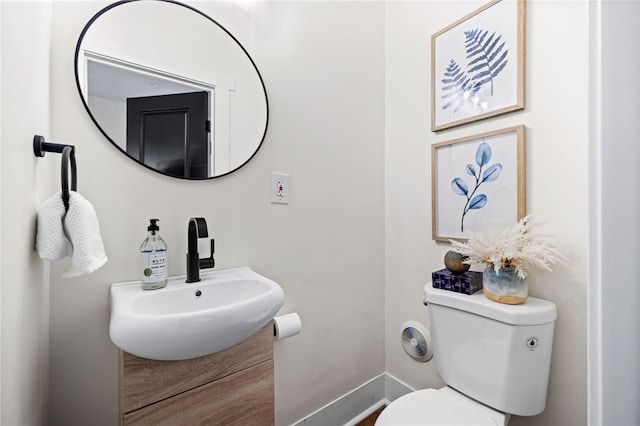 1940 Warriors Rd, Banksville/Westwood, PA 15205 - half bathroom with vanity and toilet