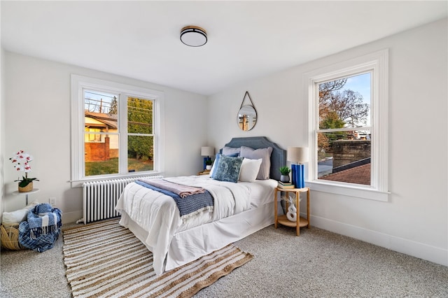 1940 Warriors Rd, Banksville/Westwood, PA 15205 - carpeted bedroom featuring radiator heating unit and baseboards