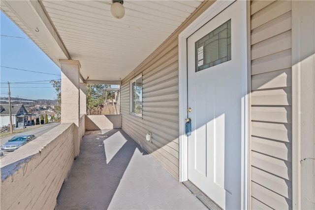 view of patio / terrace featuring a porch