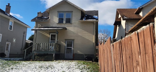 view of rear view of house