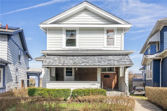 view of front of house featuring a porch