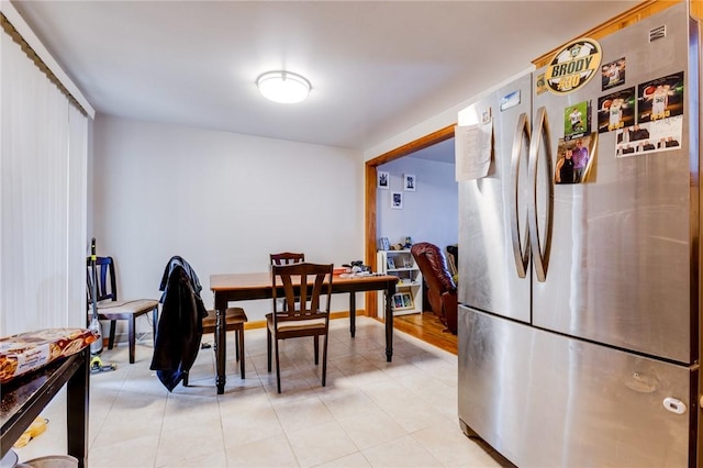 view of dining space