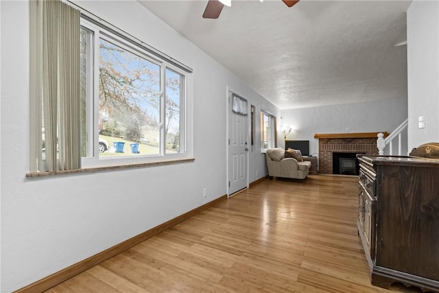 interior space featuring light hardwood / wood-style flooring