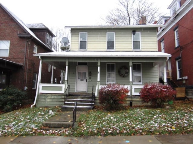 view of front of home