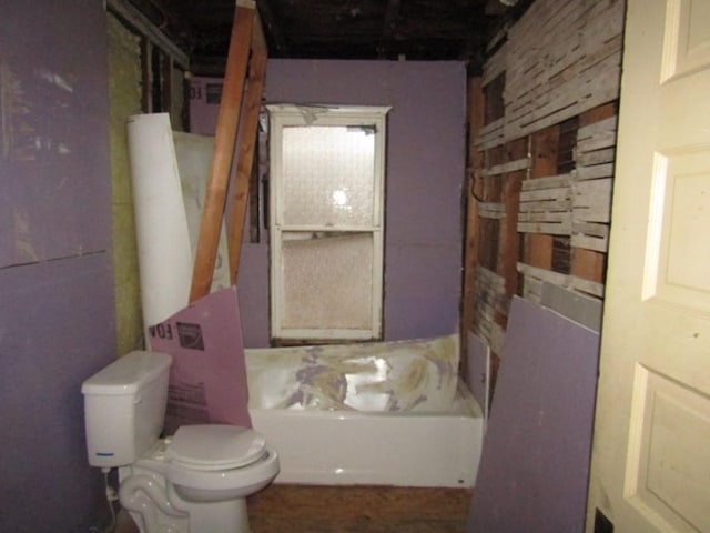 bathroom featuring toilet