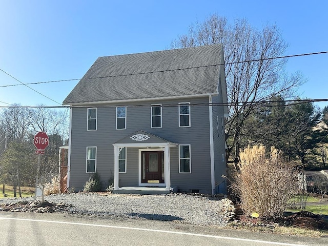 view of front of home