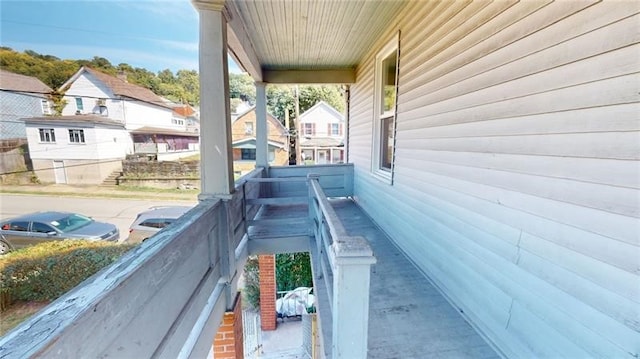 balcony with a porch