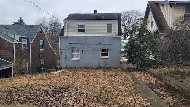 view of rear view of house