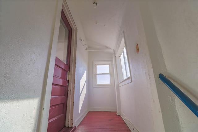 hallway featuring light hardwood / wood-style floors