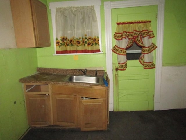 kitchen featuring sink