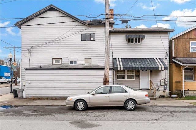 view of back of property