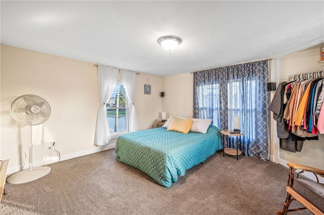 bedroom featuring carpet flooring