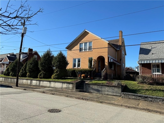 view of front of property