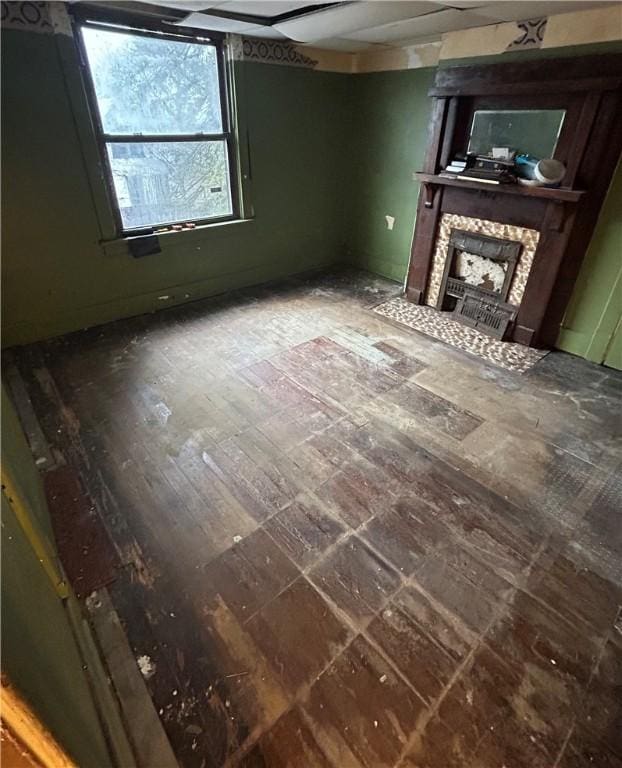 view of unfurnished living room