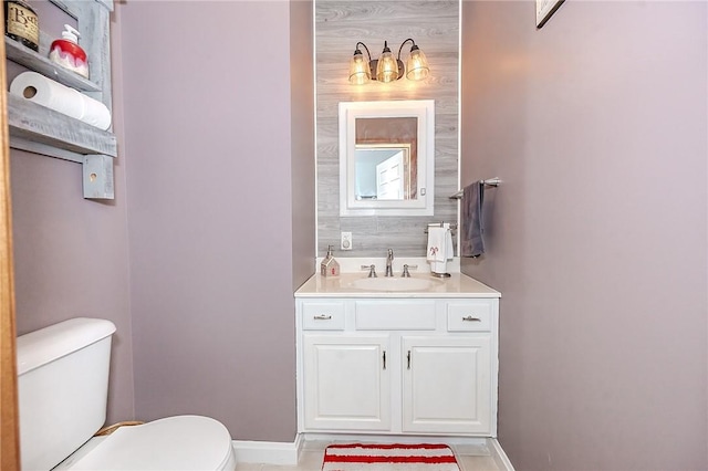 585 State Route 2007, Cowanshanock Twp, PA 16201 - half bath with vanity and tile patterned flooring
