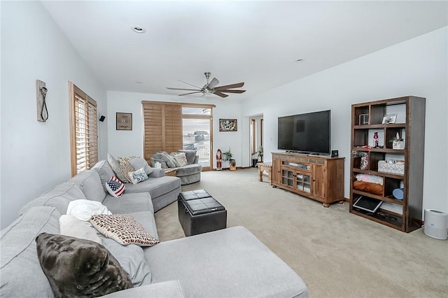 585 State Route 2007, Cowanshanock Twp, PA 16201 - carpeted living area featuring plenty of natural light and a ceiling fan