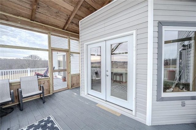 585 State Route 2007, Cowanshanock Twp, PA 16201 - sunroom featuring french doors