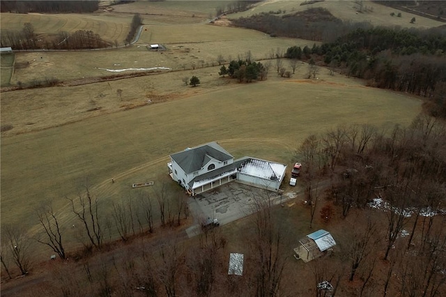 585 State Route 2007, Cowanshanock Twp, PA 16201 - aerial overview of property's location with rural landscape and a pastoral area