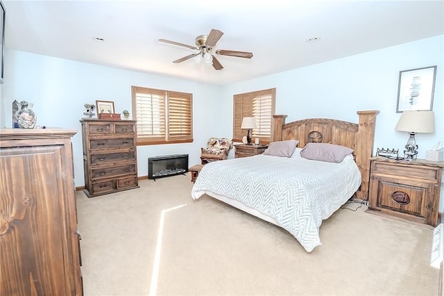 585 State Route 2007, Cowanshanock Twp, PA 16201 - bedroom with light colored carpet and a ceiling fan