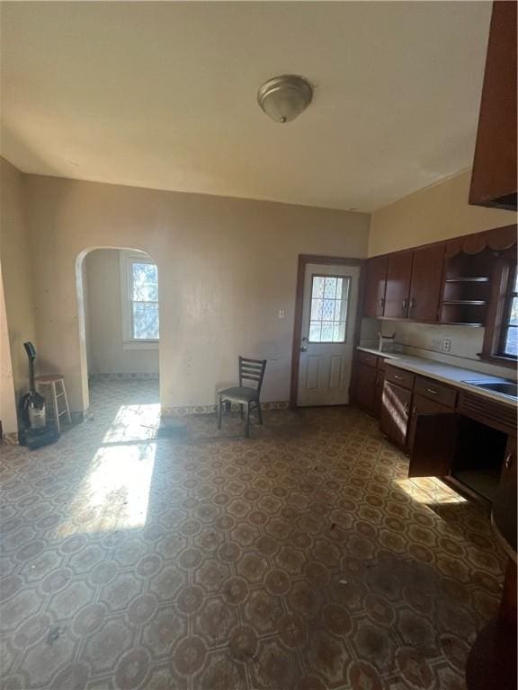 kitchen featuring sink and a healthy amount of sunlight