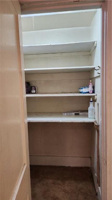 view of pantry