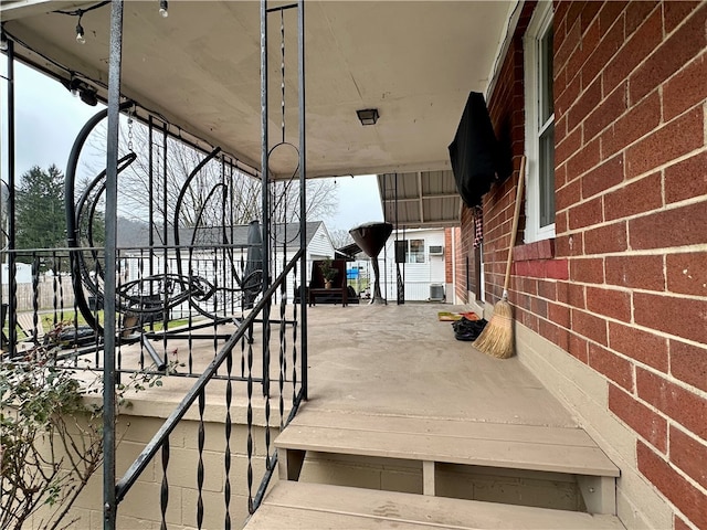 view of patio / terrace featuring cooling unit