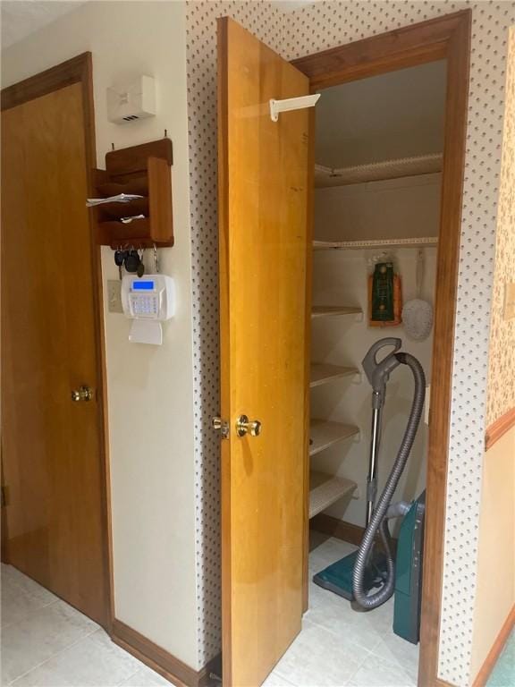 view of closet
