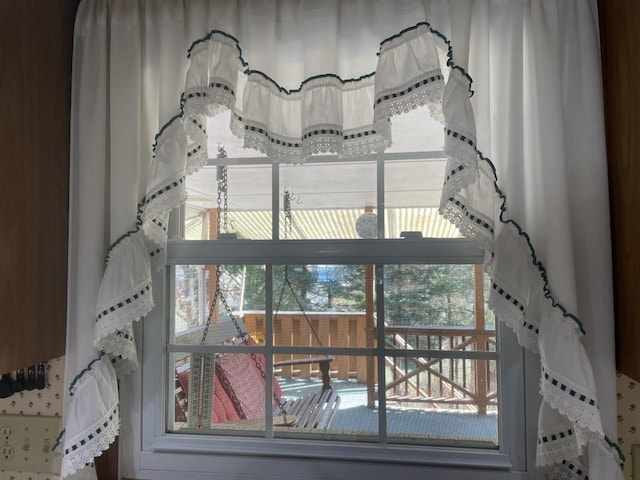 view of room details