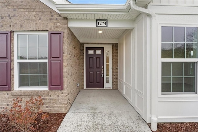 view of property entrance