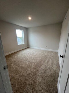 spare room featuring carpet