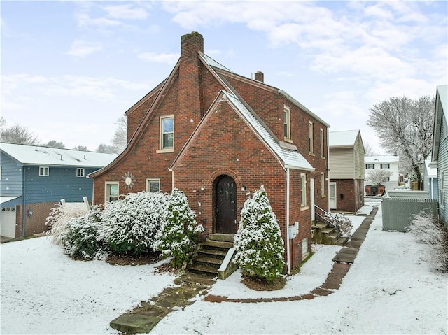 view of tudor house