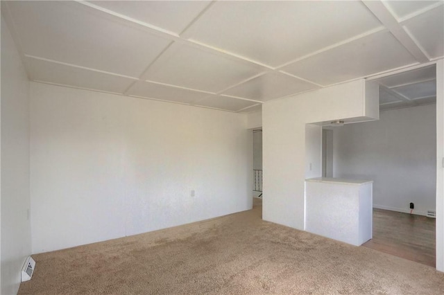 unfurnished room with carpet flooring