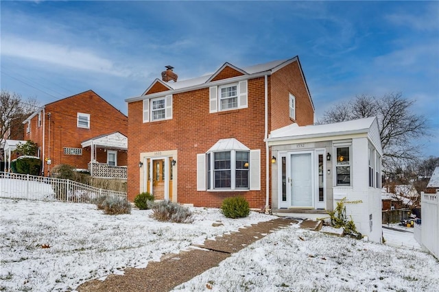 view of front of home