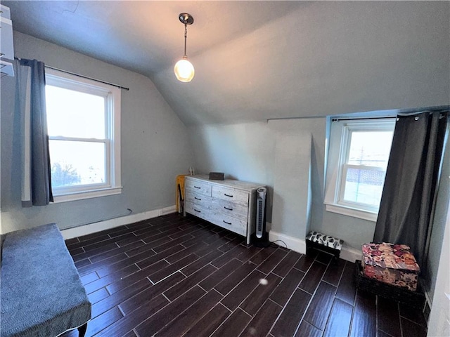 bonus room with lofted ceiling