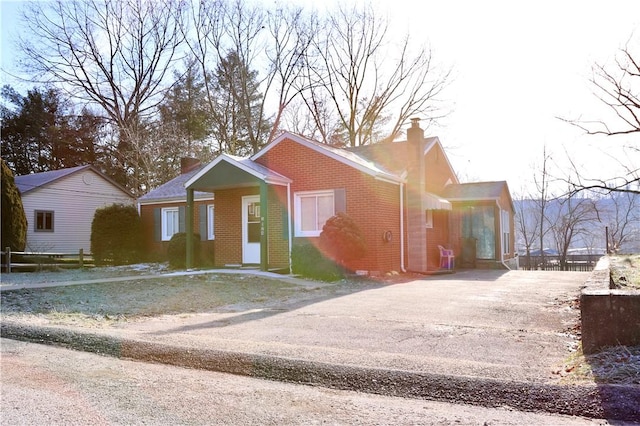 view of front of house