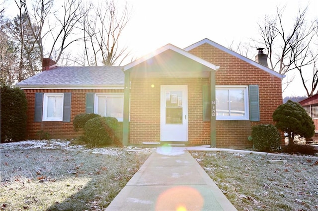 view of bungalow-style house