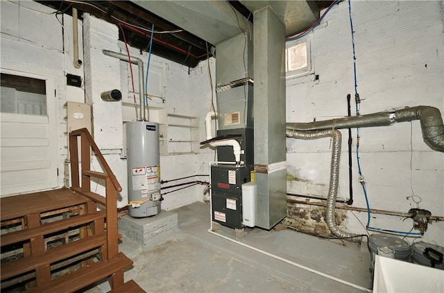 utilities with gas water heater