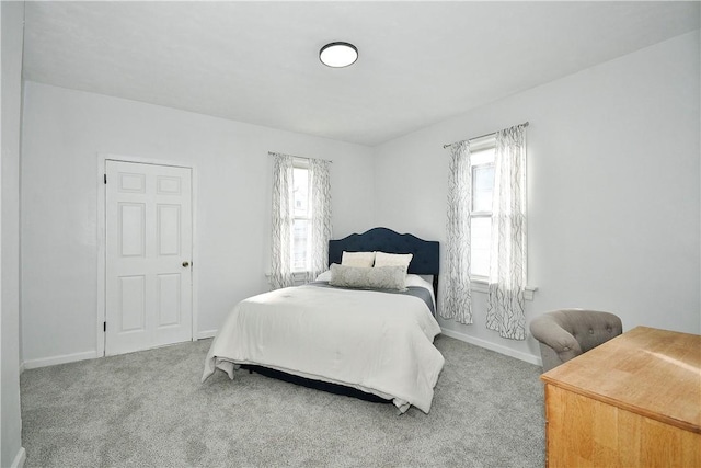 bedroom featuring carpet floors