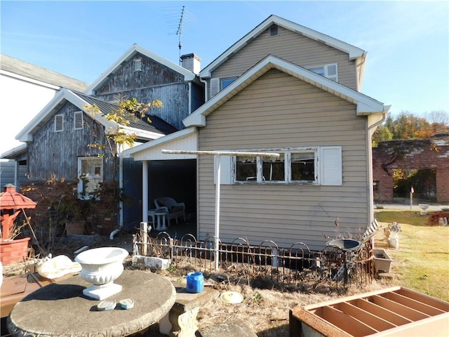 view of rear view of house