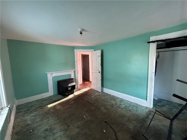 view of unfurnished living room