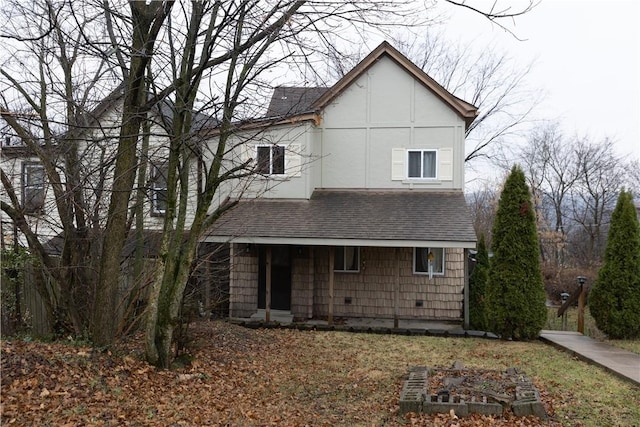 view of rear view of property