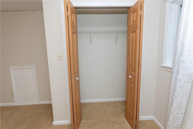 view of closet