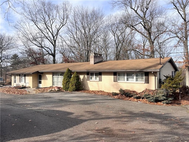 view of ranch-style home