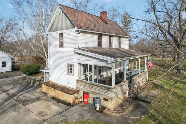 view of back of house