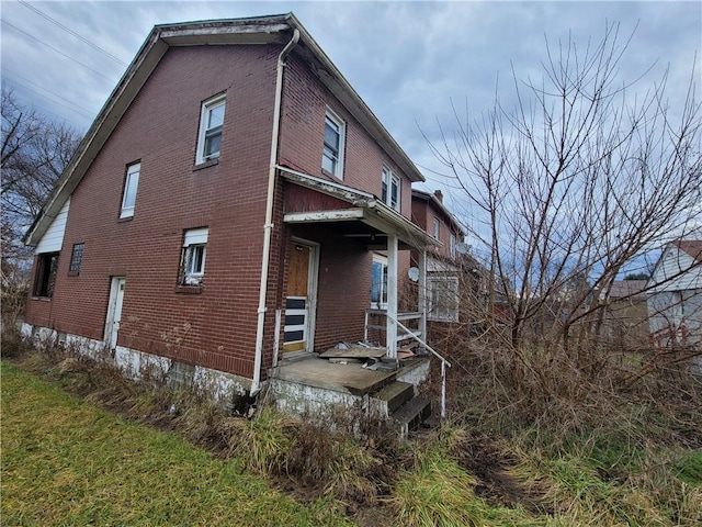 view of back of property