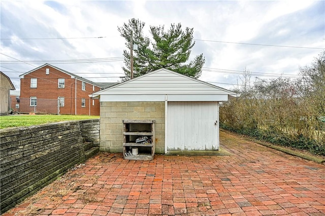 view of outbuilding